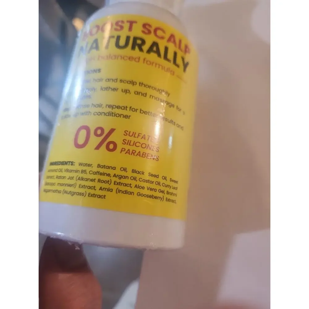 Pure Roots Batana Oil For Hair Growth Shampoo - Silicone & Sulfate Free 12/2027